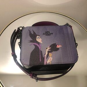 Coach Maleficent Crossbody Bag in Purple and Black